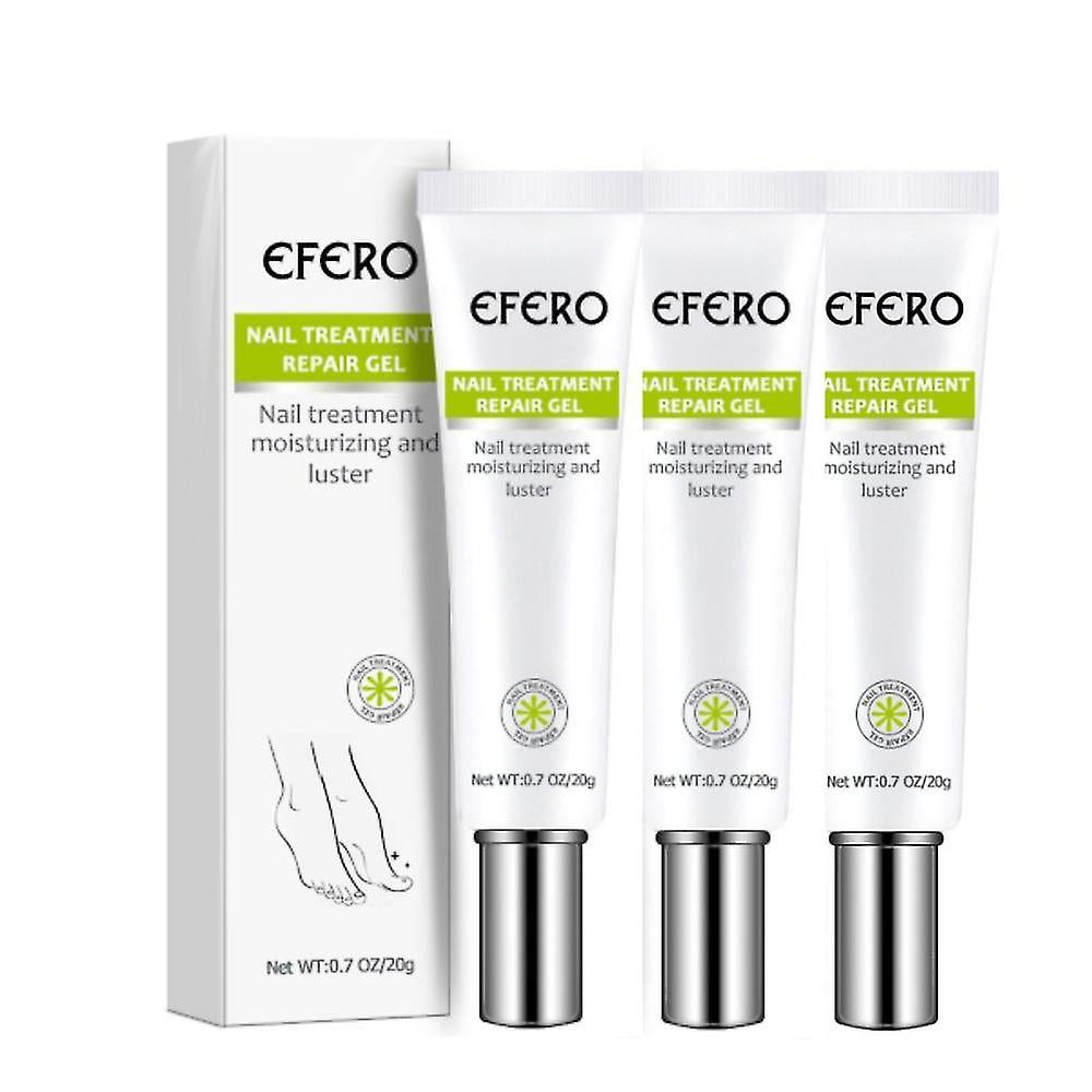 3pcs Efero Nail Repair Gel Toenail Fungus Treatment Gel Restore Brittle
