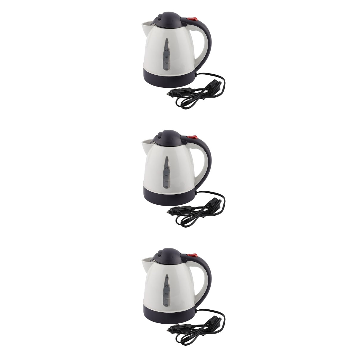 3pcs Electric Kettle Car Tea Kettle Fast and Quite Boiling Auto Shut