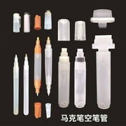 3-Pack Refillable Empty Paint Marker Pens for Drawing, Writing, Graffiti Art, Multi- Paint Pens Set