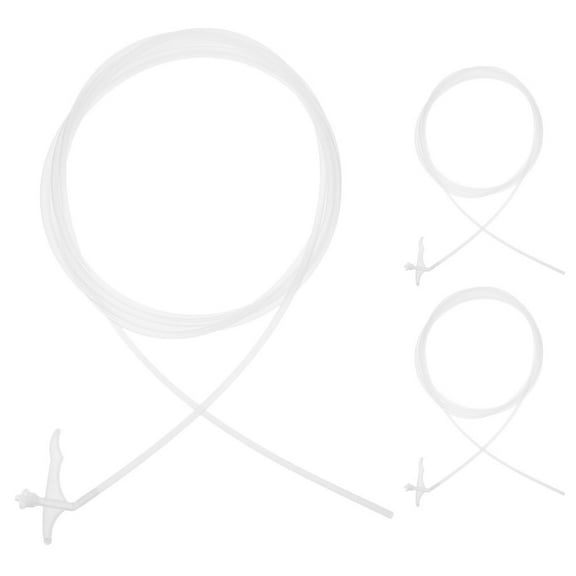 Extended Spray Foam Tubes for DIY Foam Spraying Replacement Transparent PE Tubes 3 Pieces