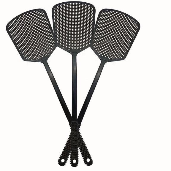 3pcs Extra Large Palm Thigh Mosquito Swatter - Durable Plastic Fly Swatter with Ergonomic Handle for Effective Insect Control, Manual Operation, No Electricity Needed, Palm Tree Swatter,