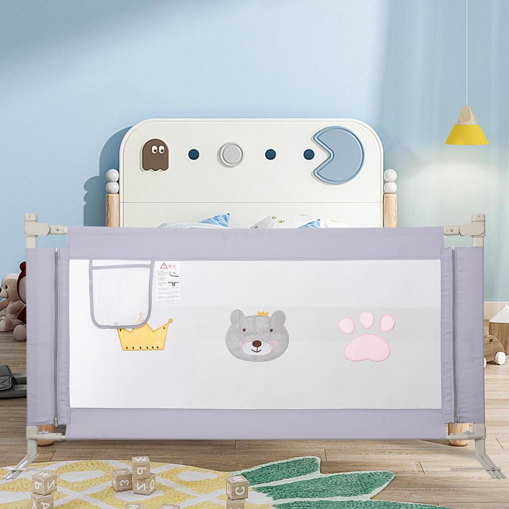 3pcs Extra Long Toddler Bed Rails, 71 in x 26 in Long Bumper Safety ...