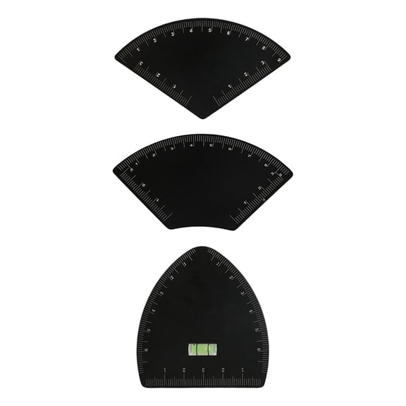 3pcs Eyebrow Stencils Kit for Perfect Brow Shaping Fast Drawing Eyebrow Design Ruler for Microblading