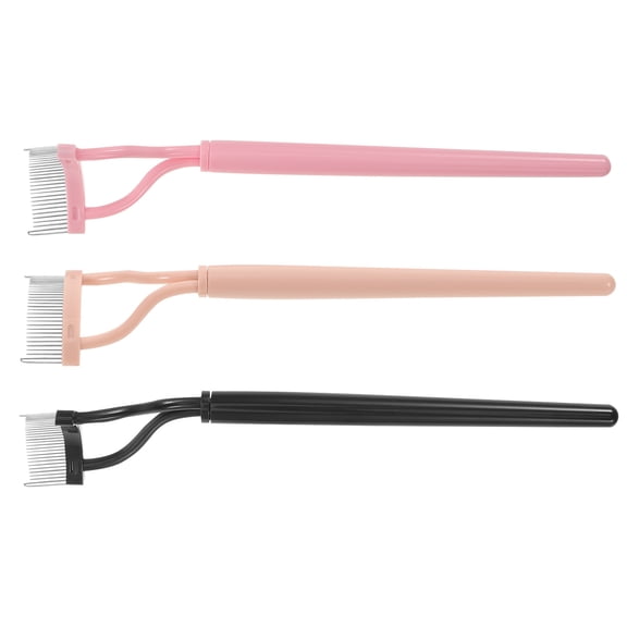 DEEPCRAFF 3Pcs Assorted Color Lash Brush Comb for Salon Use Eyebrow and Eyelash Separation Tool