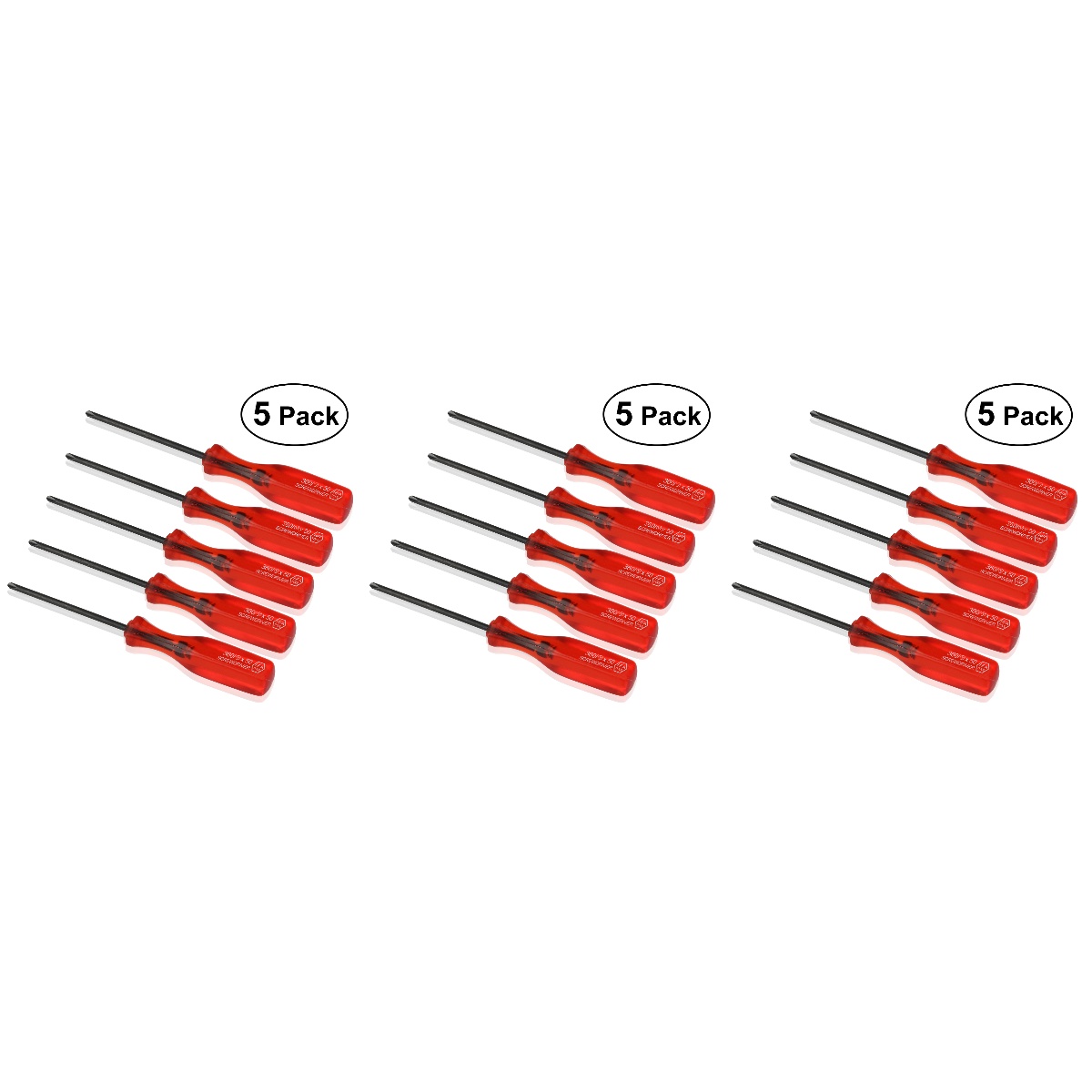 3pcs FOXNOVO 5pcs Triwing Trigram YTip Screwdrivers Screw Drivers for