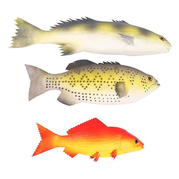3pcs Fake Fish Toy
