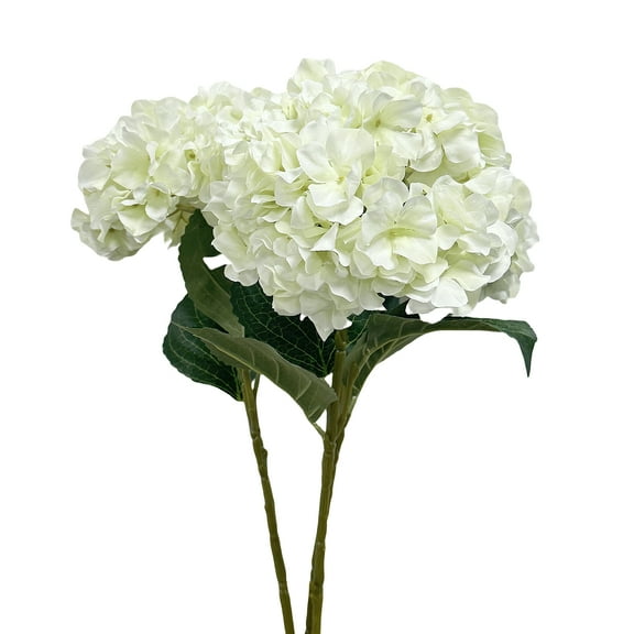 3pcs Fake Flowers Artificial Silk Hydrangea Flowers Bouquets Faux Hydrangea Stems for Home Table Centerpieces Wedding Party Decoration