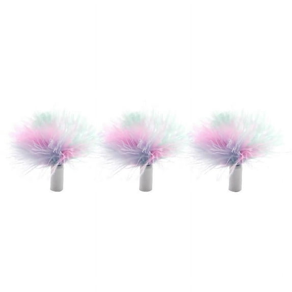 3pcs Feather Replacement for Interactive Cat Toy Electronic Kitten Automatic Toy