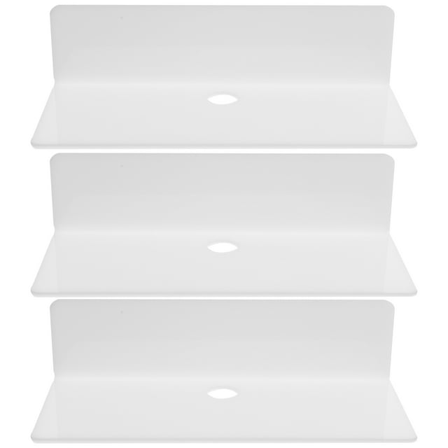 3pcs Floating Shelf Wall Acrylic Floating Shelf Wall Mounted Shelf