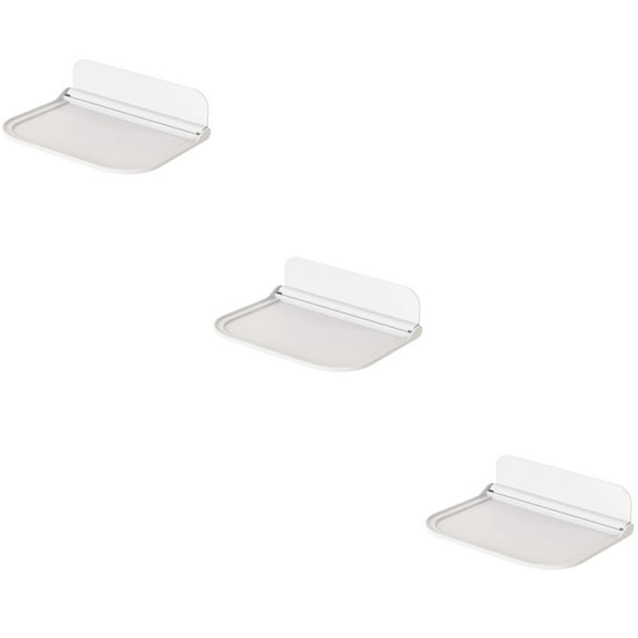 3pcs Floating Wall Shelf Wall-mounted Rack Folding Storage Board Hanging Storage Shelf