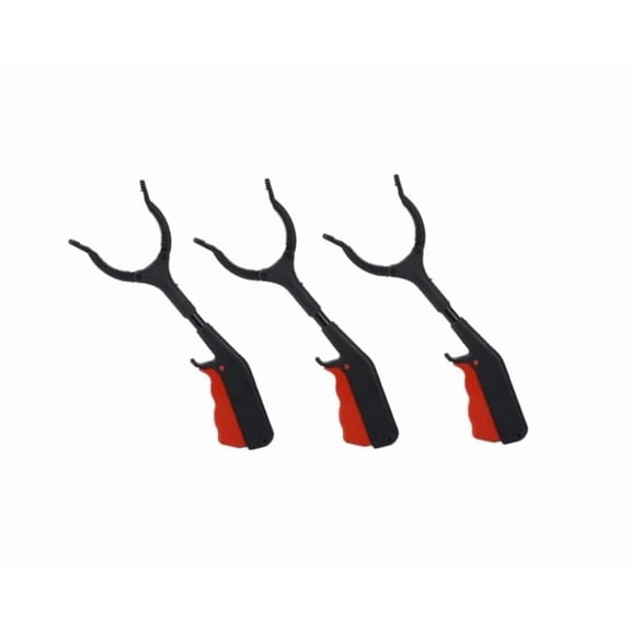 3pcs Foldable Reacher Grabber Tool, Lightweight Foldable Grabbers for Elderly, Reaching Assist Tool for Trash Pick Up, Arm Extension, Litter Picker