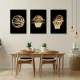 thumbnail image 1 of 3pcs Frameless Basketball Posters And Prints Wall Art, Neon Painting On Canvas, Modern Murals, Teenage Boys Room Decoration Picture, Frameless, 1 of 4