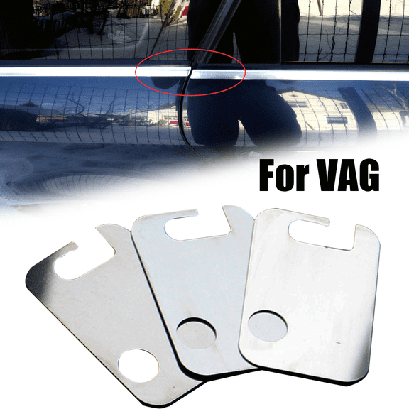 3pcs Front Lower Door Washer Shim 1.5mm 1mm VW Golf Bora Jetta Touareg Passat A3 S3 A4 S4 RS4 Octavia A4 Superb Mk1