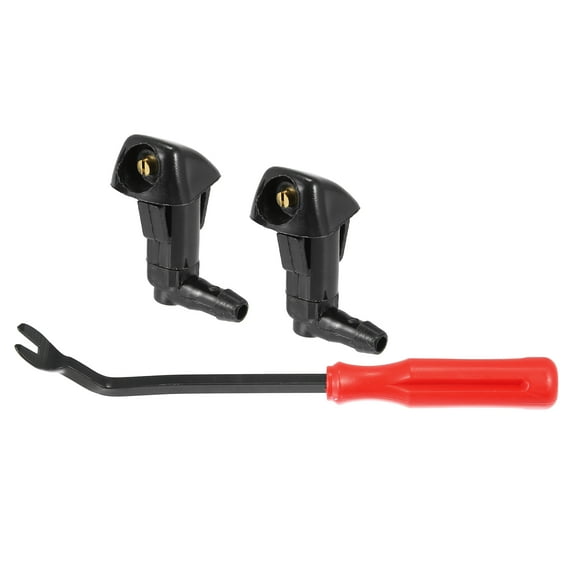 Unique Bargains 3pcs Front Windshield Wiper Washer Nozzle Spray Jet Kit 76810-SDA-A11 for Honda Civic 2006-2011 for Odyssey 2005-2010