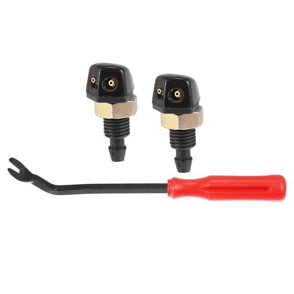 3pcs Front Windshield Wiper Washer Nozzle Spray Jet Kit Universal fit for Ford for Chevy for GMC for Toyota for Nissan