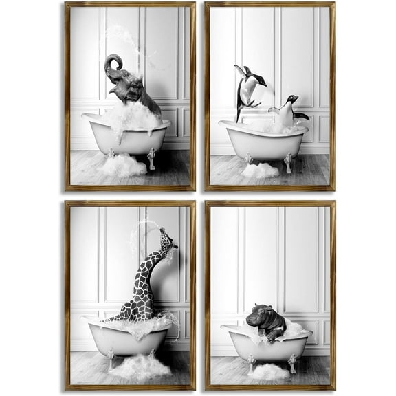 3pcs Funny Black Cat Bathroom Canvas Wall Art Cute Cat Wash Its Paws Reading Newspaper Poster Modern Abstract Green Aesthetic Animal Prints Painting For Bathroom Toilet Wall Decor 12x16in Unframed