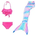 thumbnail image 1 of Girls Swimsuit Swimsuit Bikini Fish Tail Set Clothing for Little Girl 4-5 Years, 1 of 3
