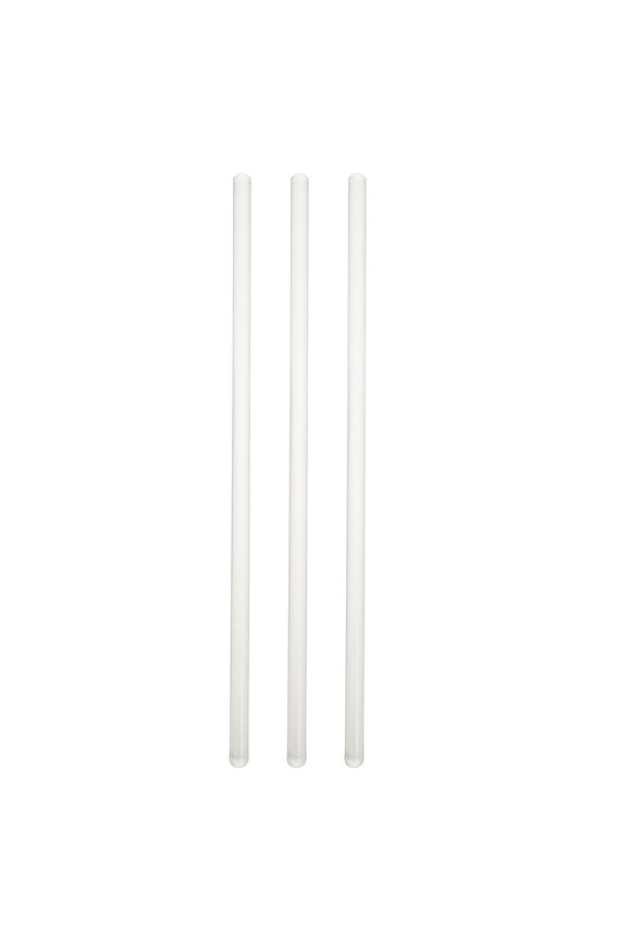 3pcs Glass Stirring Rod Glass Buret Mixer Stiring Stirrer Laboratory Transparent Tools for Use