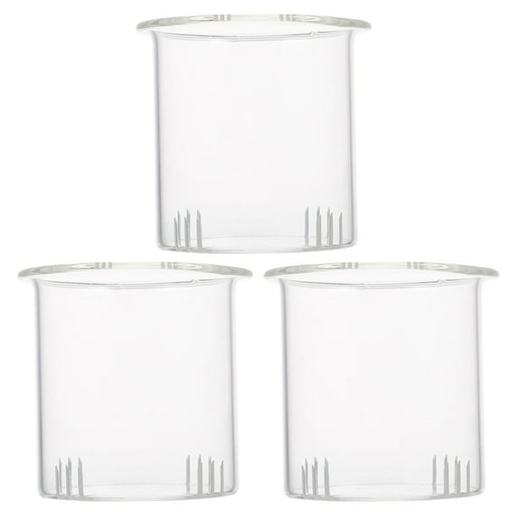 3pcs Glass Teapot Tea Infusers Replacement Tea Strainers Tea Filtering Cups Teapot Infuser