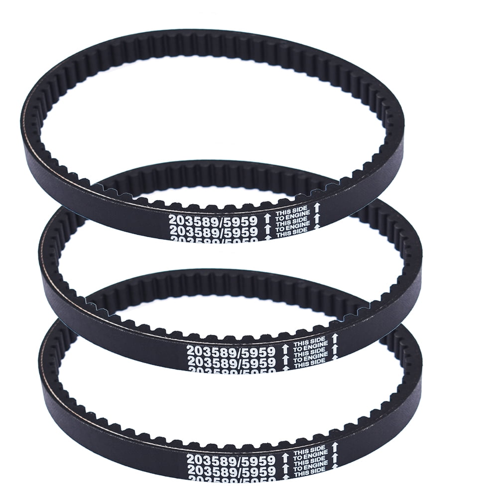2-Pack 835 Go Kart Drive Belt - Replacement Belt For Small Engines, 1/2" Width