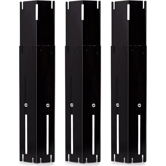 3pcs Grill Heat Plate 3 Pack, Heavy Duty Stainless Steel Heat Shield Replacement Parts, Adjustable BBQ Flame Tamer