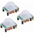 thumbnail image 1 of Infrared Induction Module HC-SR501 Passive Electronic Component for Arduino Raspberry Pi DIY Study 3-Pack, 1 of 5