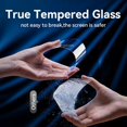 3pcs HD Glass Screen Protector for iPhone 15 14 13 12 11 Pro Max Full