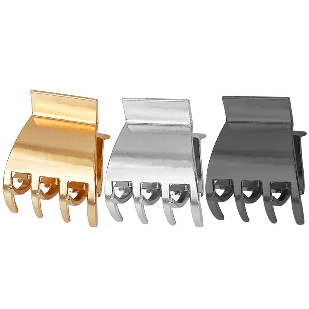3pcs Hair Claw Clips Small Claw Claps Jaw Clips Women Hair Clips for Fine Hair