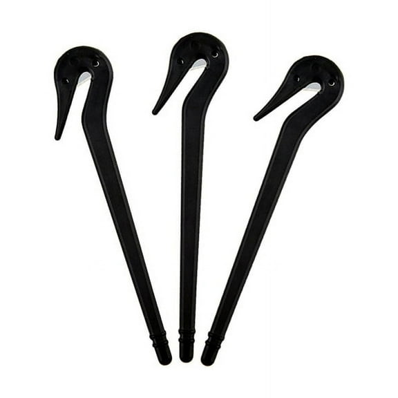 3pcs Hair Tie Cutter, Easy To Use, Pain Free, No Hair Damage, Ponytail Cutter Tool for Kids & Toddlers, Elastic Ties Remover, Black