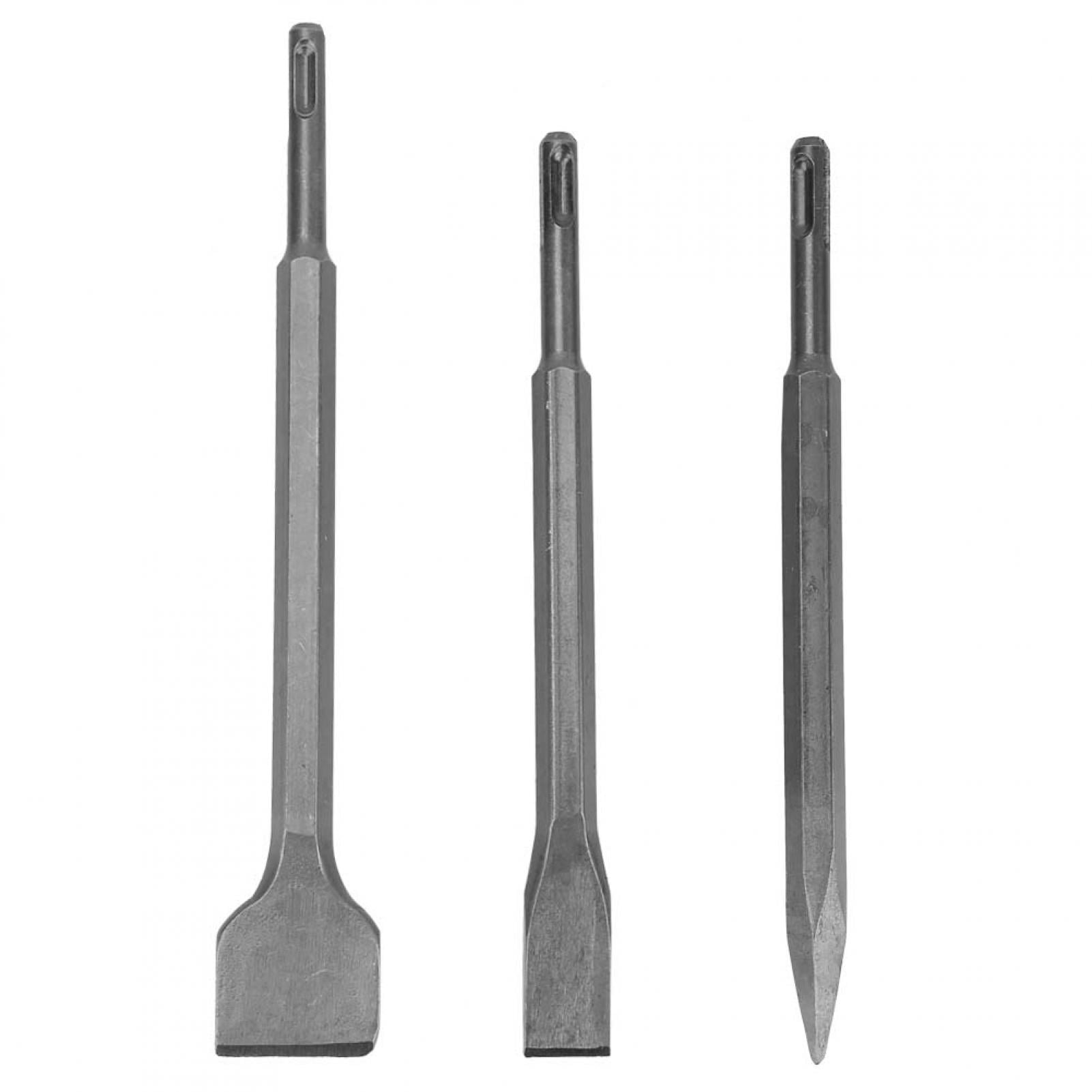 3pcs Hammer Chisel Bit Set for Electric Demolition Hammer Concrete
