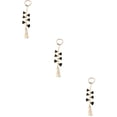 thumbnail image 1 of 3pcs Vintage Adjustable Hanging Door Bells with Knob Hanger - Bell Pendant Set for Home Decor, 1 of 1