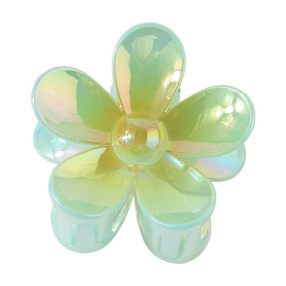 1pc Hawaiian Flower Claw Hair Clips for Thick Hair, Tropical Flower Hair Clips Floral Hair Clip Plumeria Clips Hibiscus Hair Clip Plumeria Hair Clip Summer Beach Hair Accessories For Women Girl