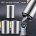 thumbnail image 1 of 3pcs Heavy-Duty Automatic Bottle Openers with Magnetic Cap No-Slip Grip  Stainless Steel Construction for Home, Bar, Camping, Parties, 1 of 6