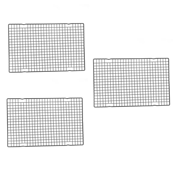 PartyKindom Etereaauty Sturdy Metal Cooling Rack for Cakes and Cookies 3Pcs