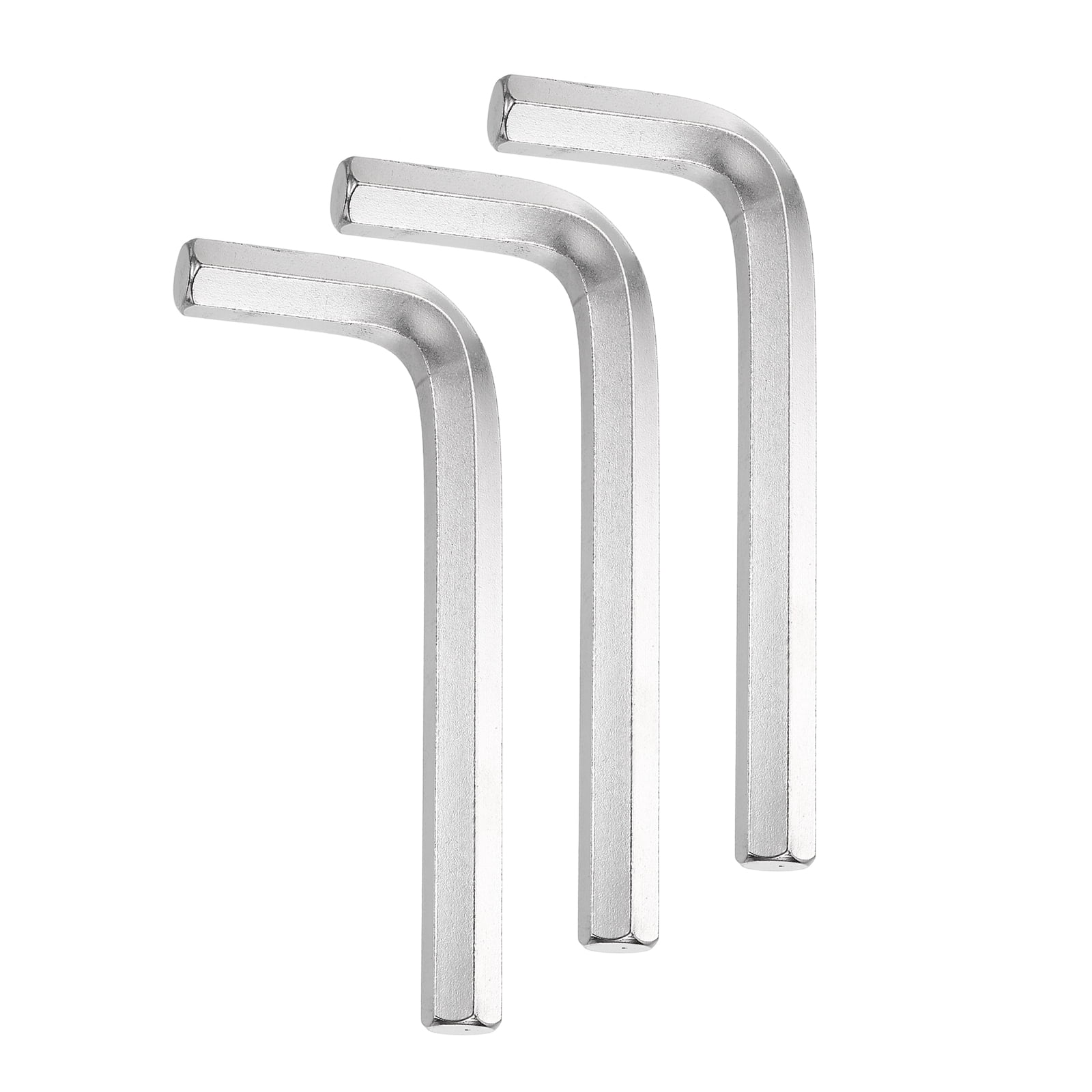 3pcs Hex Key Wrench 14mm L-Shape Hexagon Metric Wrenches Silver