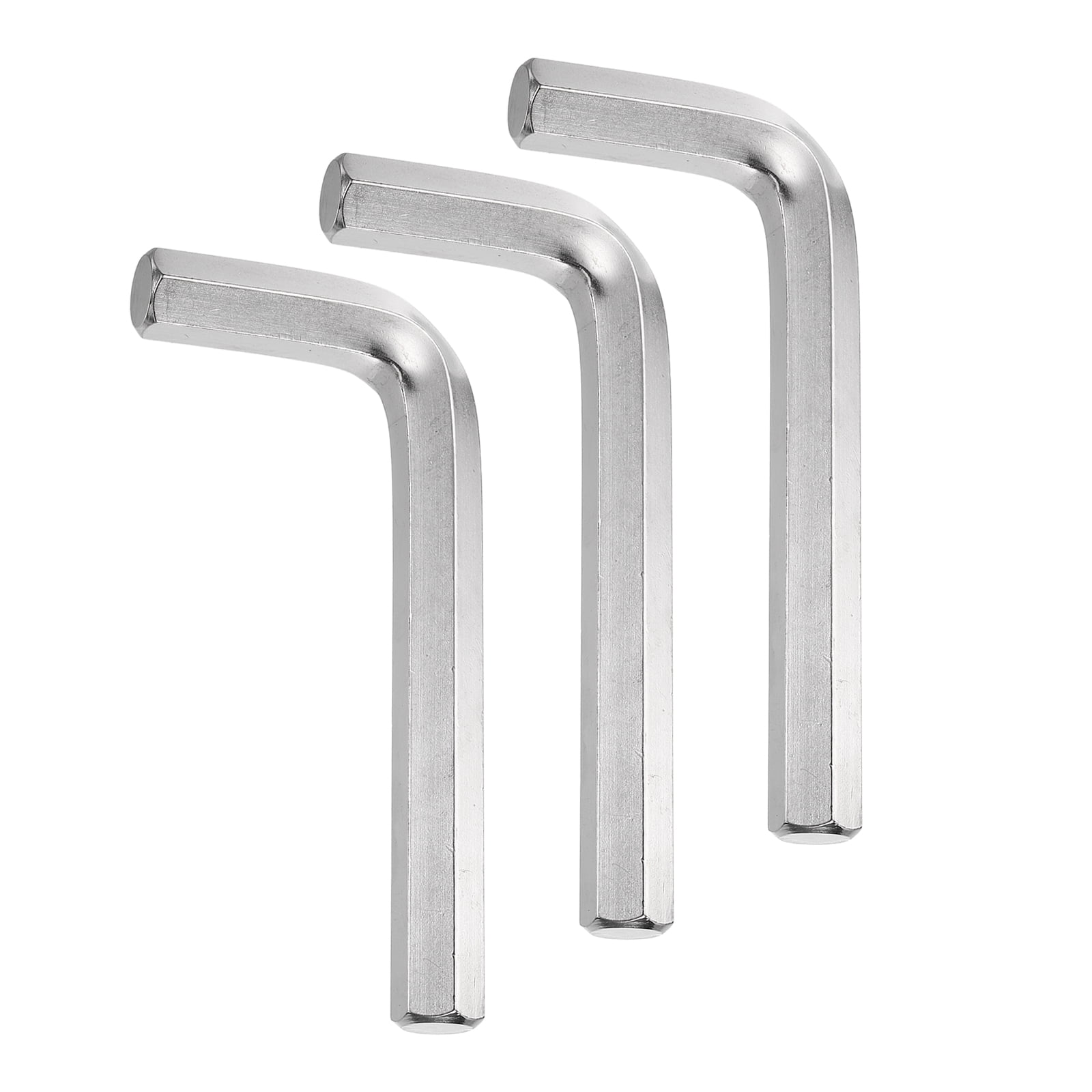 3pcs Hex Key Wrench 19mm L-Shape Hexagon Metric Wrenches Silver
