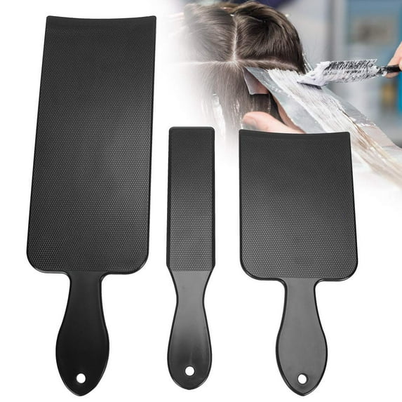 3pcs Highlighting Board, Hair Color Paddle, Balayage Board, Hair Color Board for Hair Bleach Hair Dye and Salon Uses, Including Large Medium Small Size
