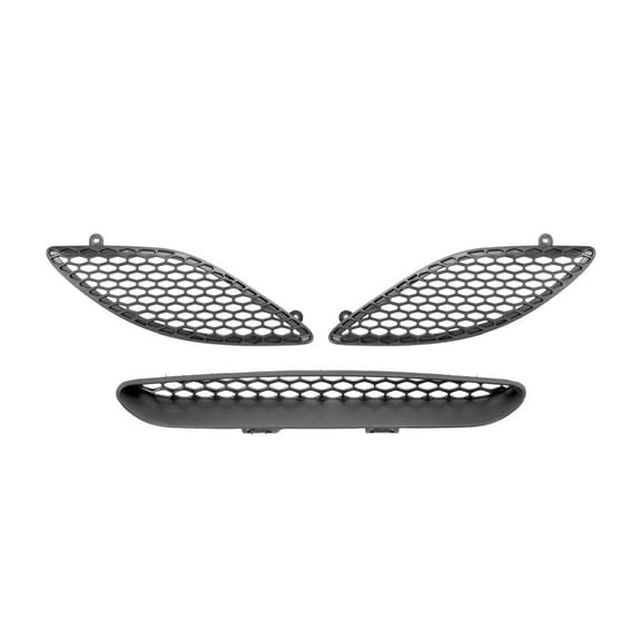 3pcs Hood Bezel Insert Trims Right & Left & Center 68202462AD 68202581AC Fit For DODGE CHARGER For SRT HELLCAT 2015-2020