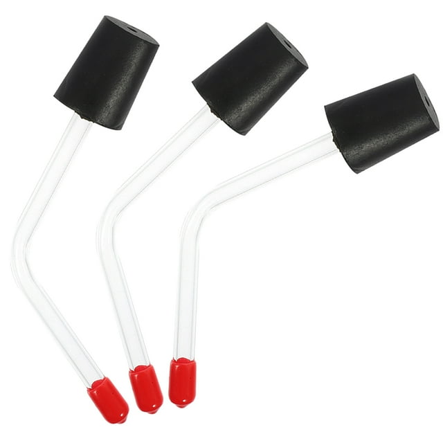 3pcs Hummingbird Feeder Bottle Plug Design Water Feeder Glass