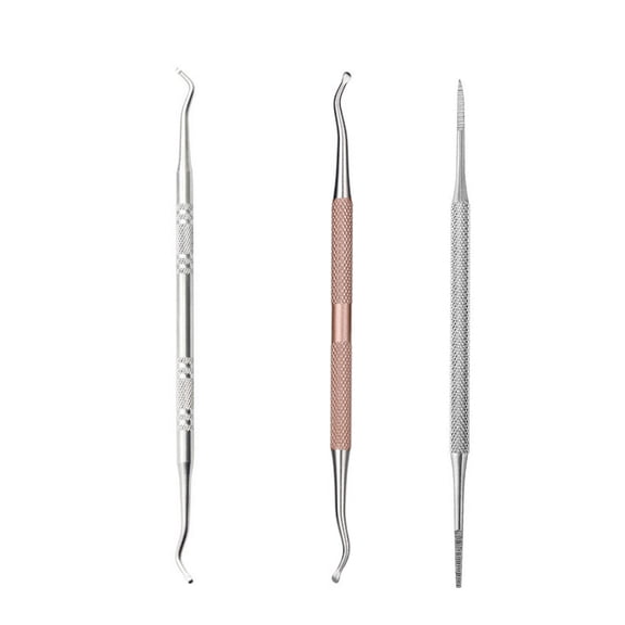 3pcs Ingrown toenail Tool, Toenail File and Lifters, [ Upgraded ] Professional Surgical Safe Nail Treatment Pedicure Tool Kit Under Nail Cleaner Tools Pain Relief,B,F63044