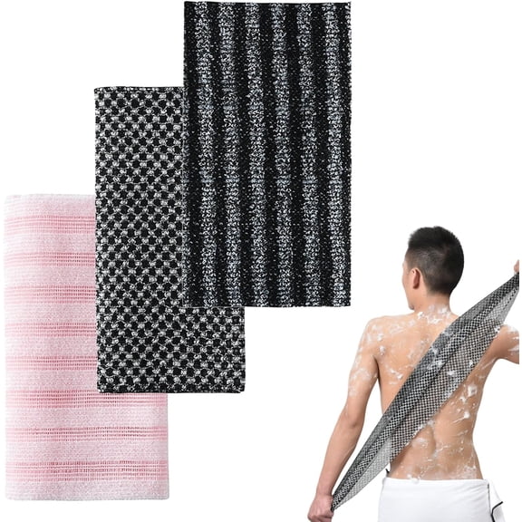 3pcs Japanese exfoliating Towel, exfoliating Towel, Japanese washcloth, Men & Women Deep Washer Washcloth Skin Care Tool Scrub Face Washcloths Men Women