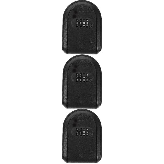 3- Mounted Key Lock Boxes with Combination Code, Outdoor Safe Key Holders for Secure Key Storage