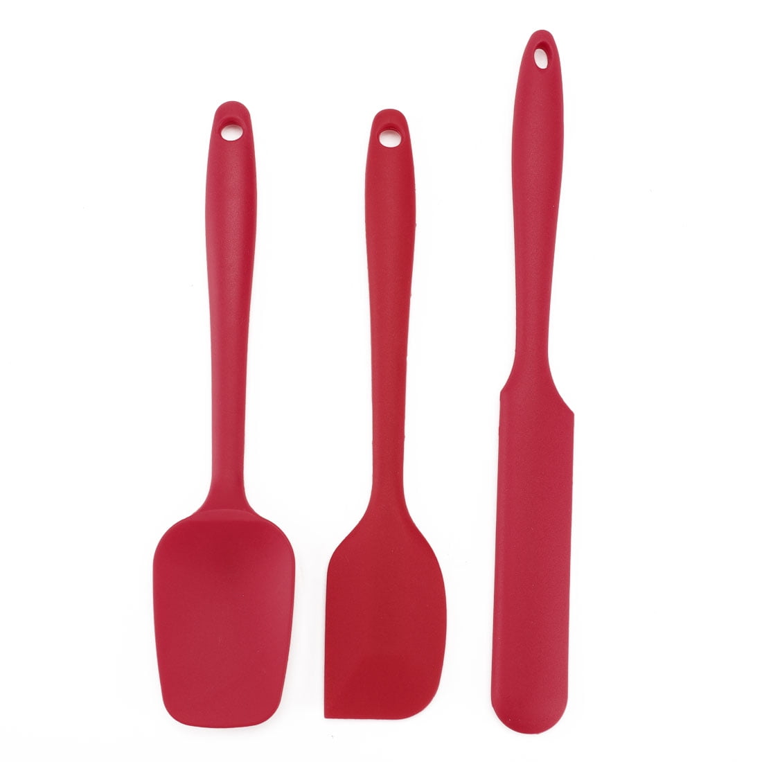 3pcs Kitchen Cooking Silicone Spatula Set Heat Resistant Turners ...