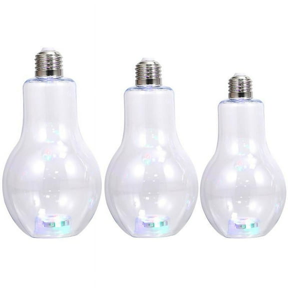 3pcs Light Bulb Bottle