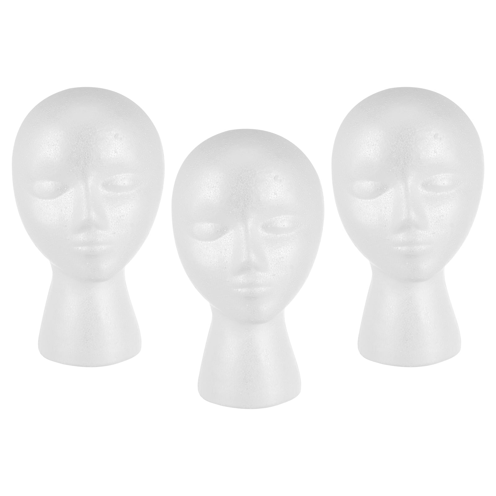 3pcs Mannequin Wig Stand Holder Head Display Model for Wig Hat