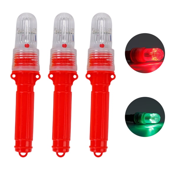 3pcs Marine Signals Light Fishing Net Warning Light Yacht Positioning Flashing Light Signals Lamp