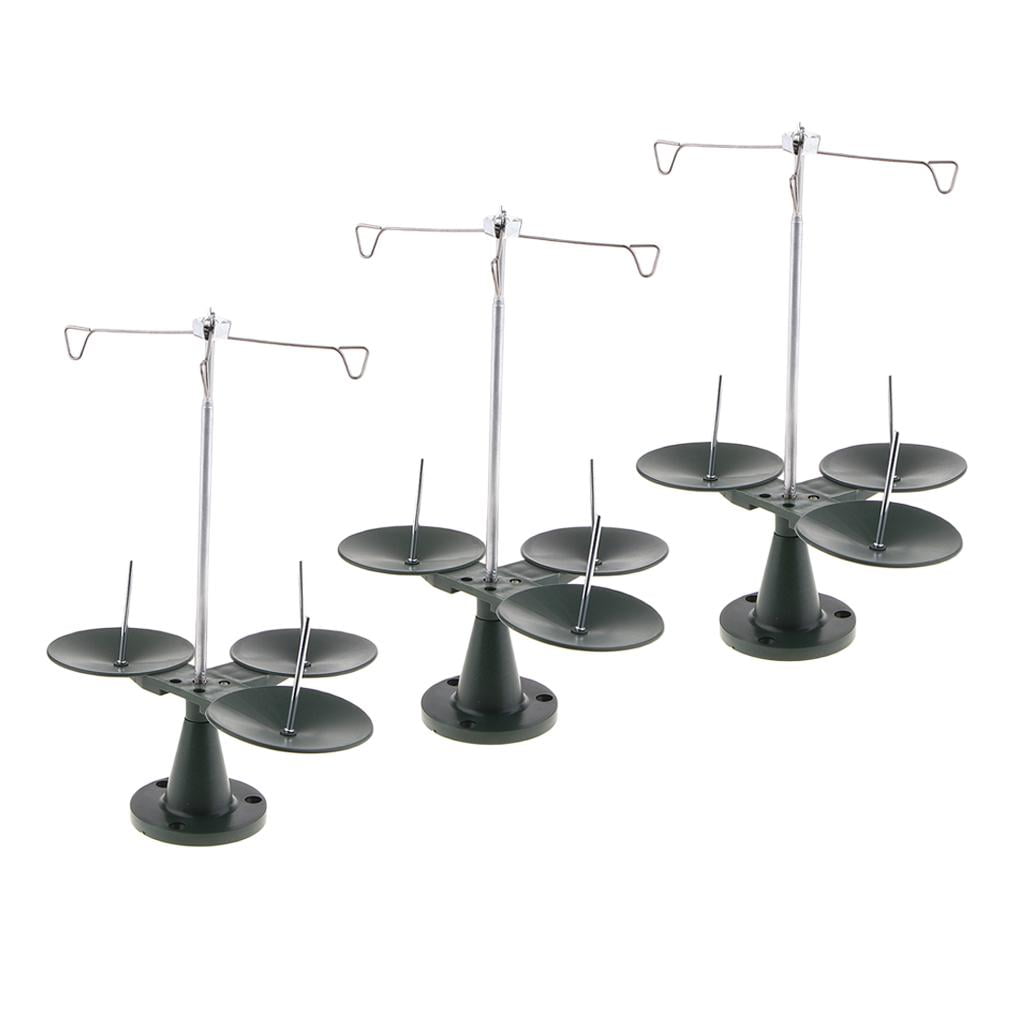 3pcs Metal Sewing Machine Thread Rack Holder 3-Spool For Tailors Sewing Tool