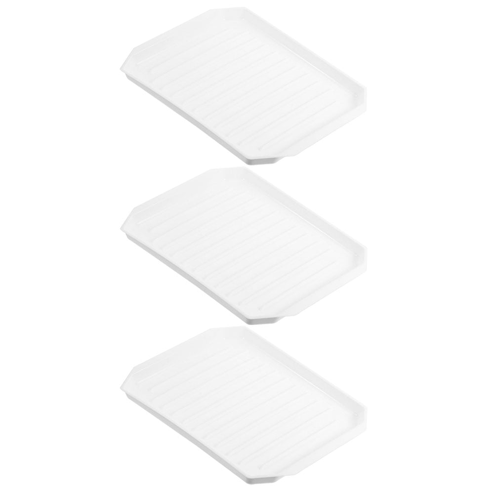 3pcs Microwave Bacon Baking Pan Compact Bacon Rack Microwave Bacon Rack
