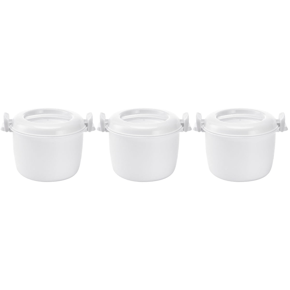 ETEREAUTY Multifunctional Microwave Rice Cooker for Rice and More 3Pcs