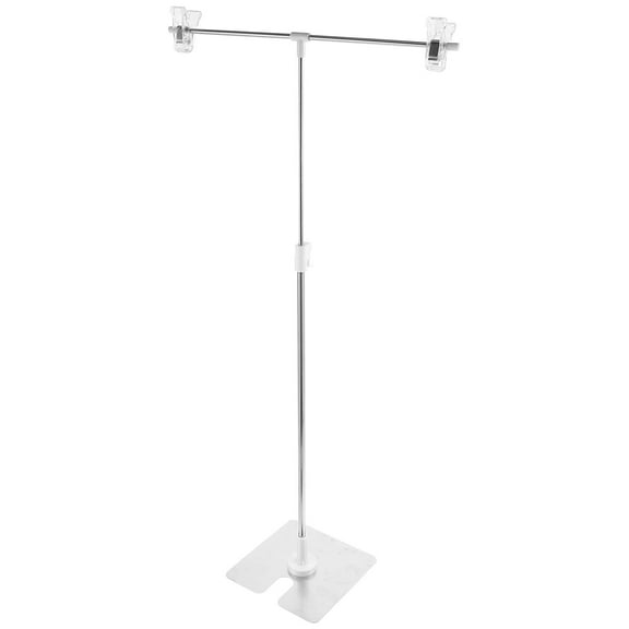FUEENIRVA Adjustable White Backdrop Stand for Photography - Lightweight and Portable 3Pcs